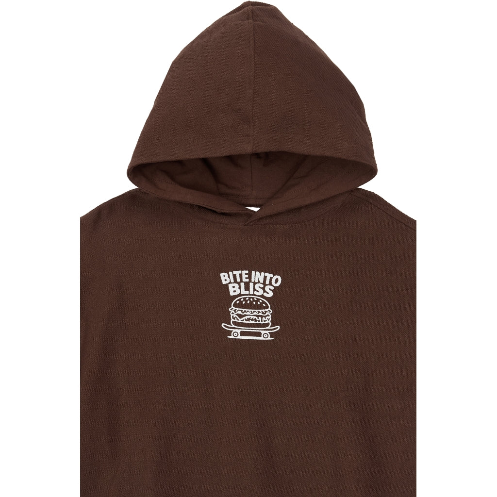 THE NEW TNYon Oversize Hættetrøje Sweatshirt Chestnut