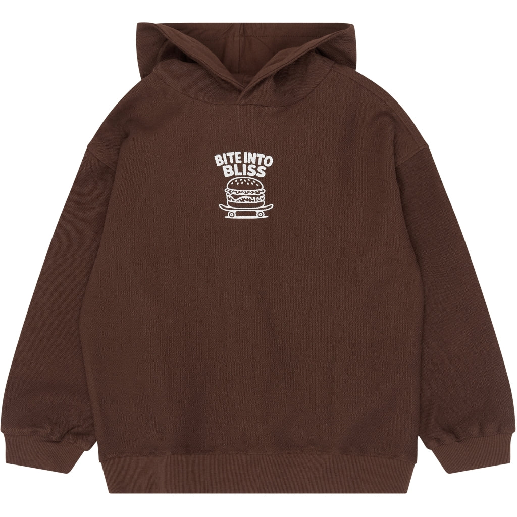 THE NEW TNYon Oversize Hættetrøje Sweatshirt Chestnut