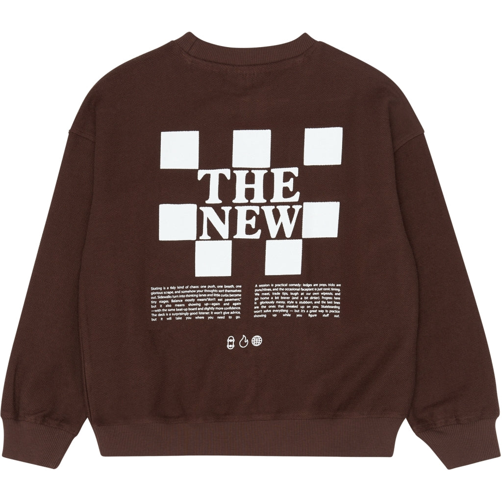 THE NEW TNYonah Oversize Sweatshirt Sweatshirt Chestnut