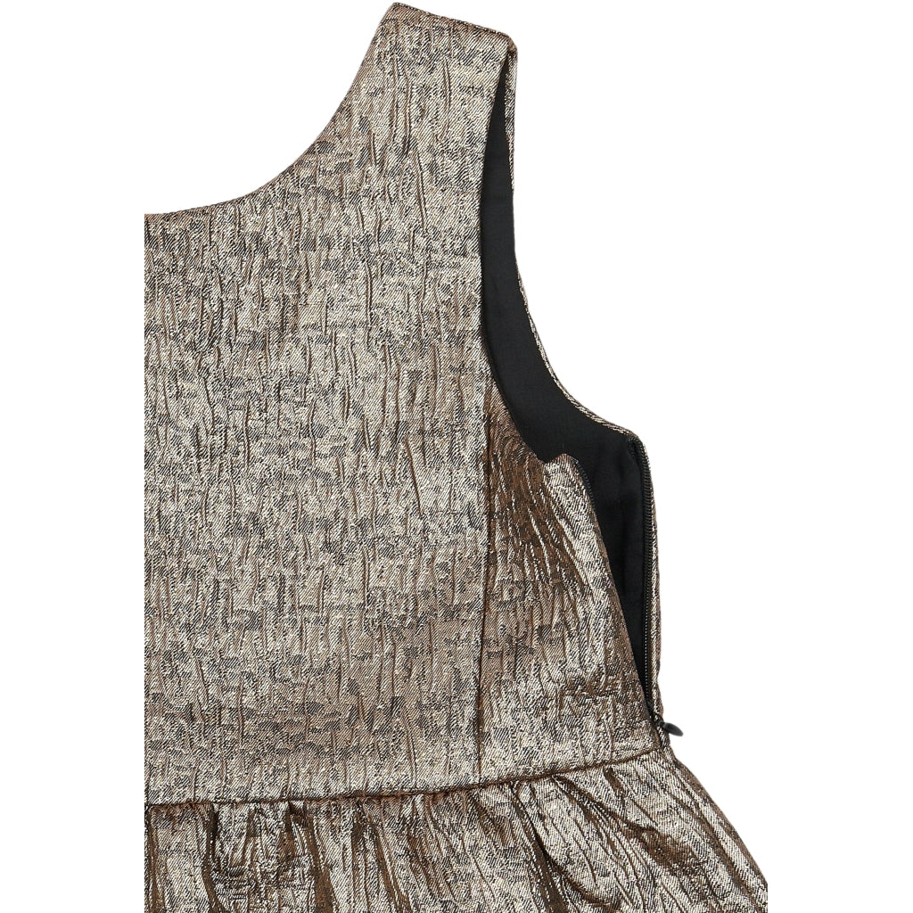 THE NEW TNYupa Ærmeløs Jacquard Top Kortærmede top GOLD 