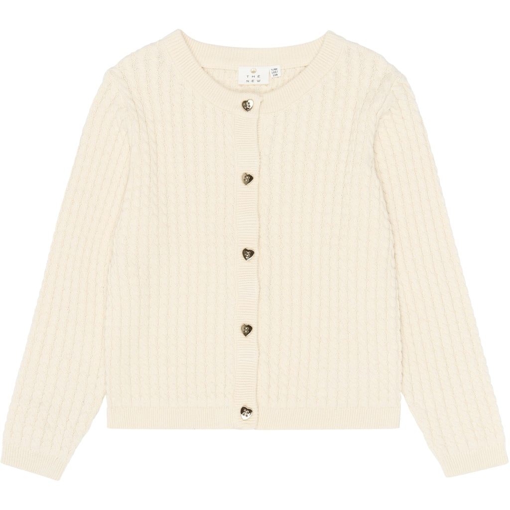 THE NEW TNYvonne Strik Cardigan Strik Gardenia