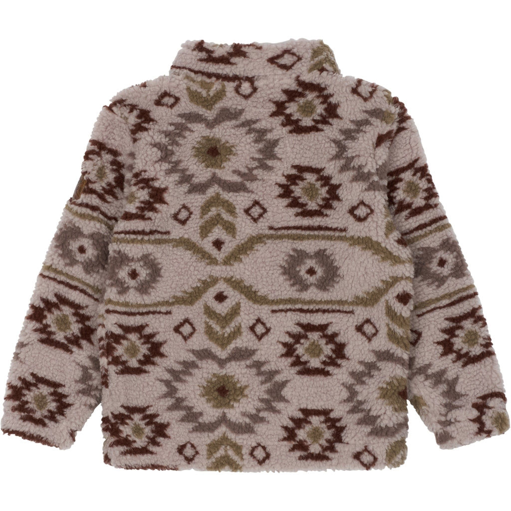 Mikk-Line Teddy Mix Jacket AOP Jakker Cloud Gray
