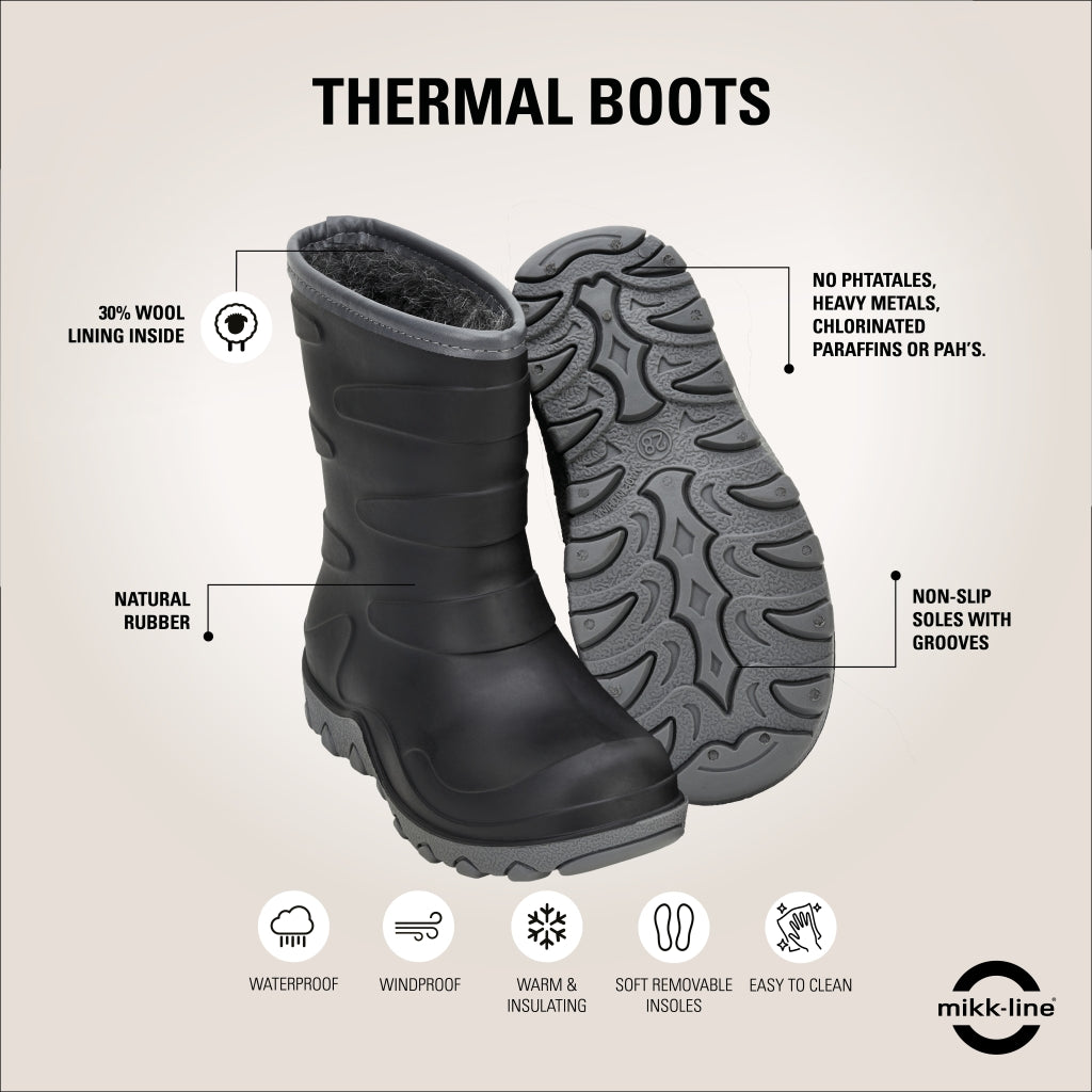 Mikk-Line Termostøvler Winter Boots Black
