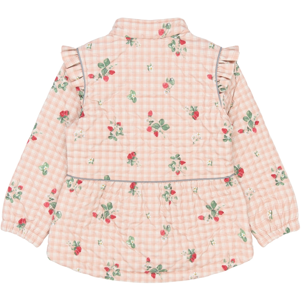Mikk-Line Thermal+ Flæse Jakke (Mønstret) Termotøj Strawberry AOP