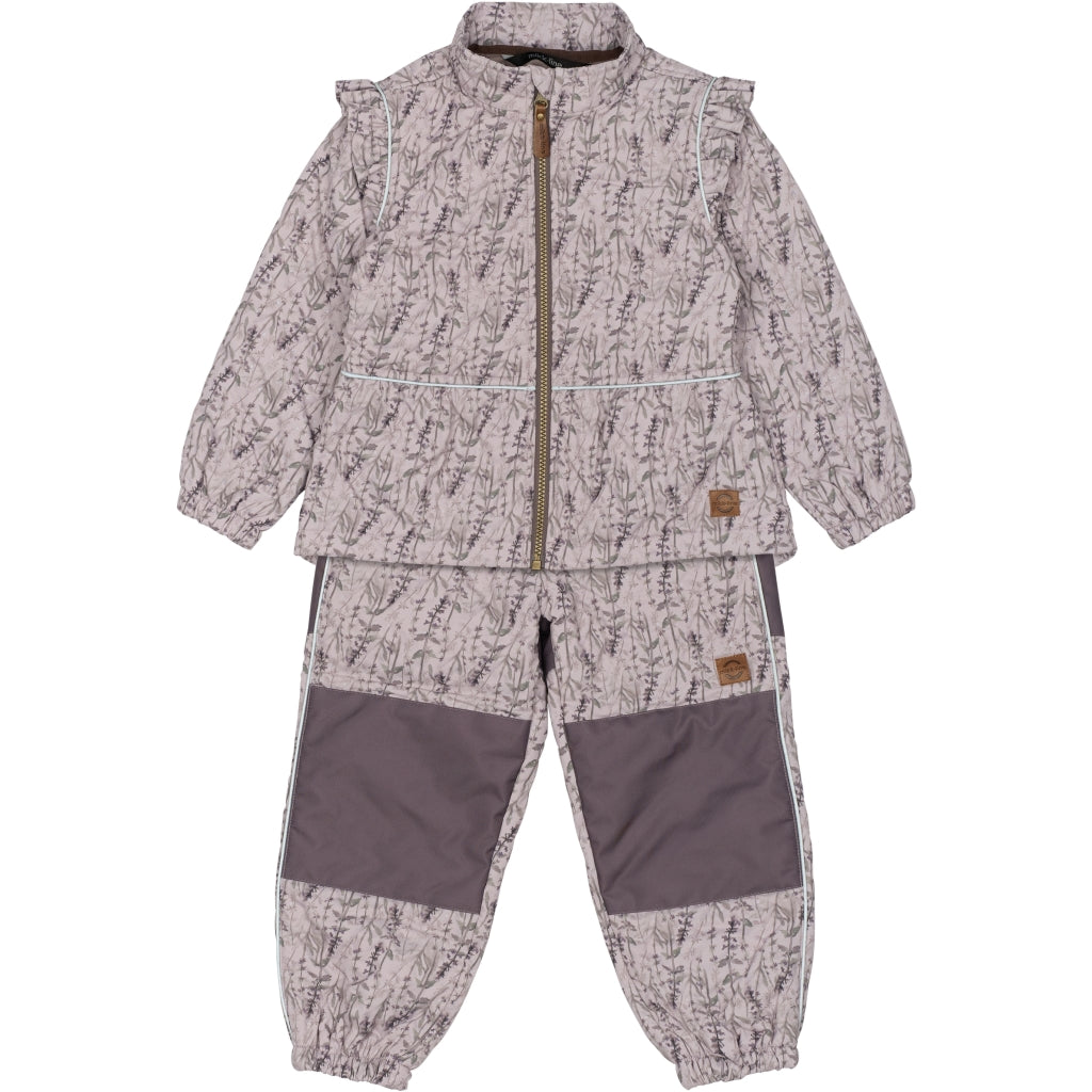 Mikk-Line Thermal+ Flæse Termosæt (Mønstret) Termotøj Cloud Gray