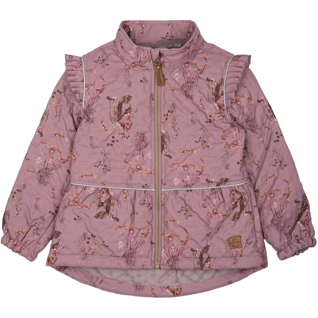 Mikk-Line Thermal+ Flæse Termosæt (Mønstret) Termotøj Twilight Mauve
