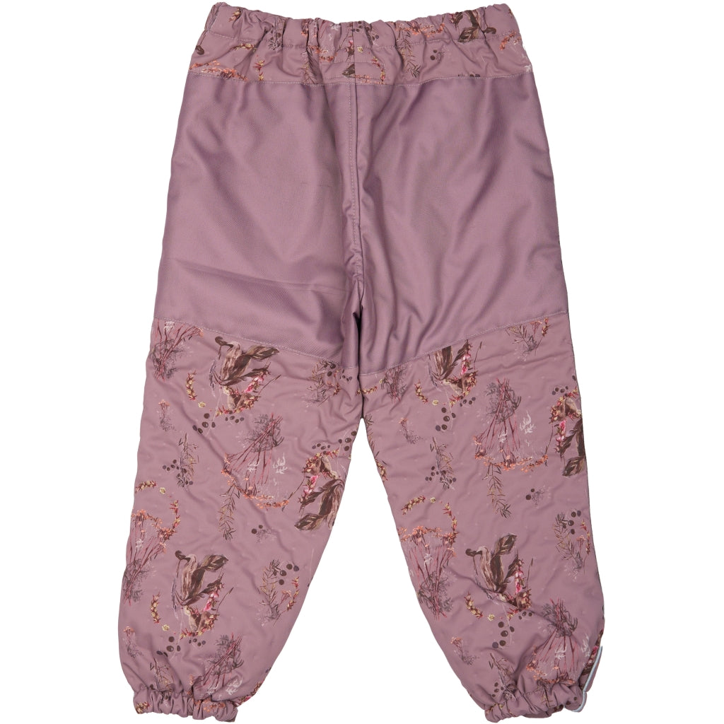 Mikk-Line Thermal+ Flæse Termosæt (Mønstret) Termotøj Twilight Mauve