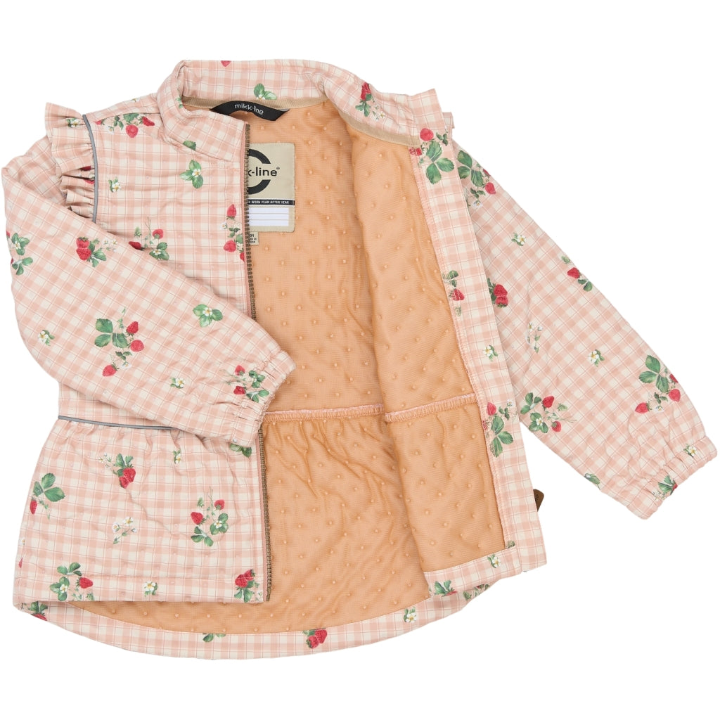Mikk-Line Thermal+ Flæse Termosæt (Mønstret) Termotøj Strawberry AOP