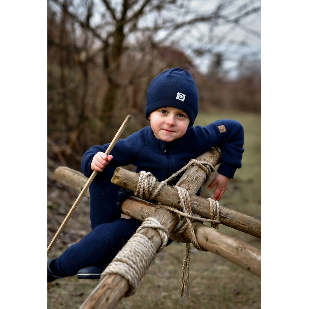 Mikk-Line Toddler Uldjakke Uld Blue Nights