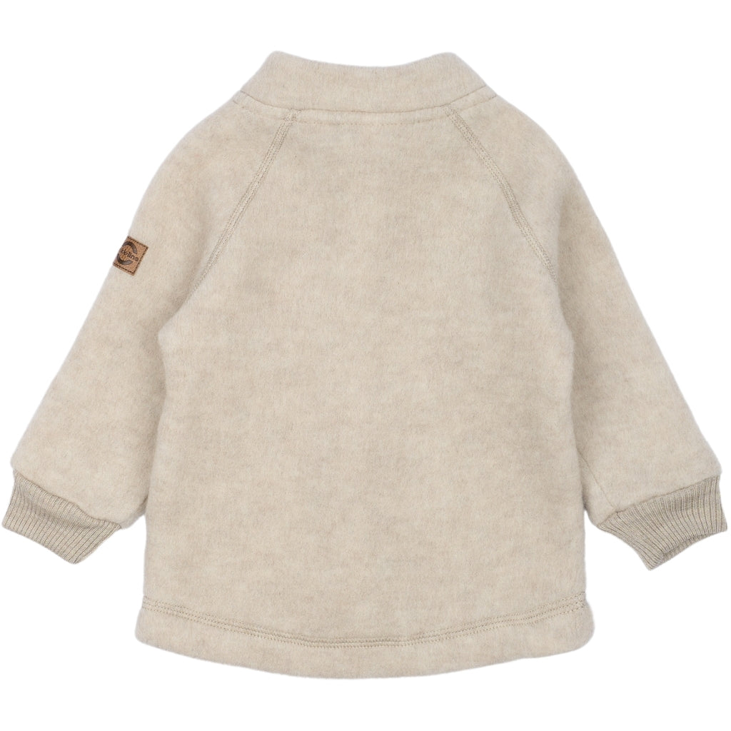 Mikk-Line Toddler Uldjakke Uld Melange Offwhite