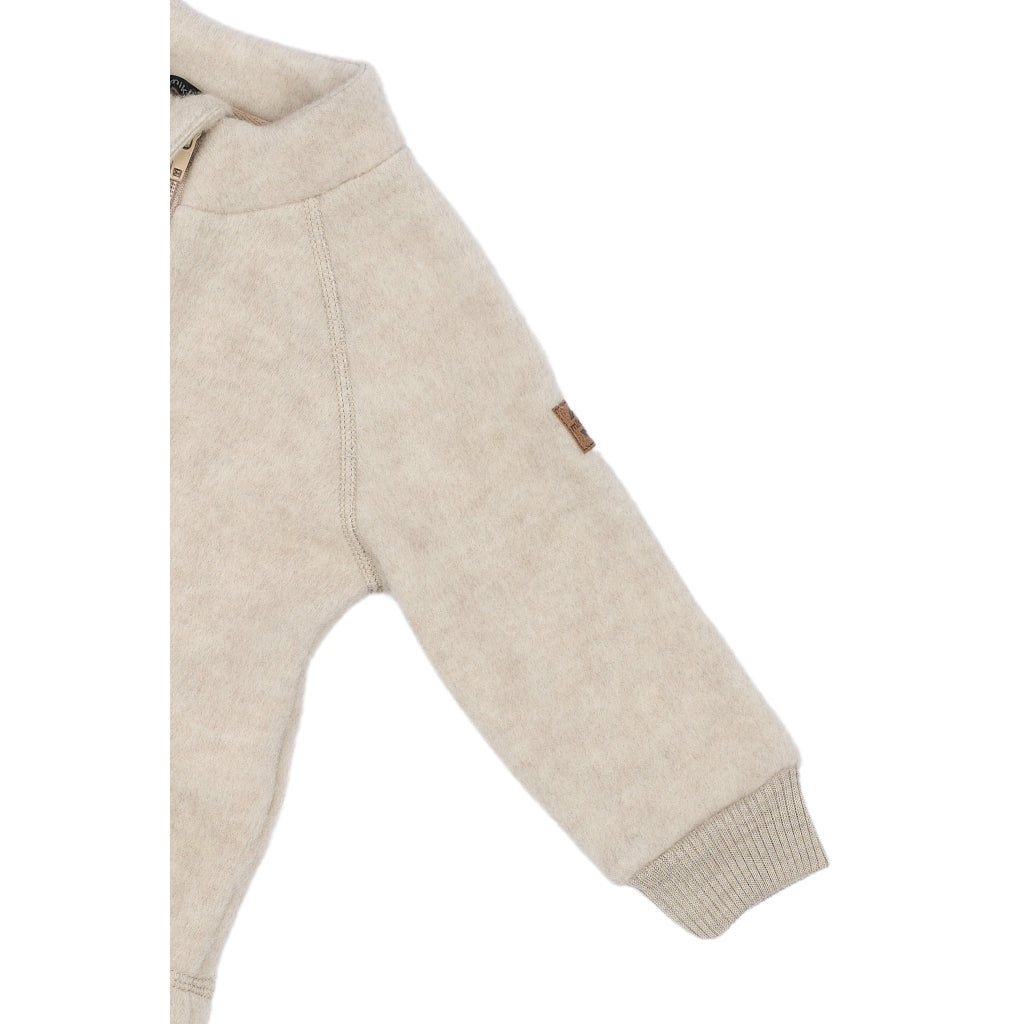 Mikk-Line Toddler Uldjakke Uld Melange Offwhite