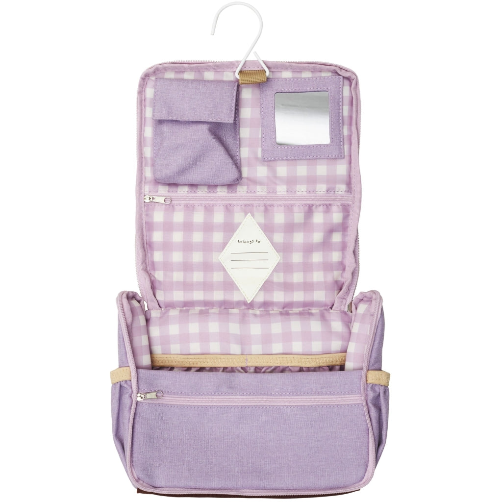 Fabelab Toiletry Bag with hanger - Lilac Toiletry Bags Lilac