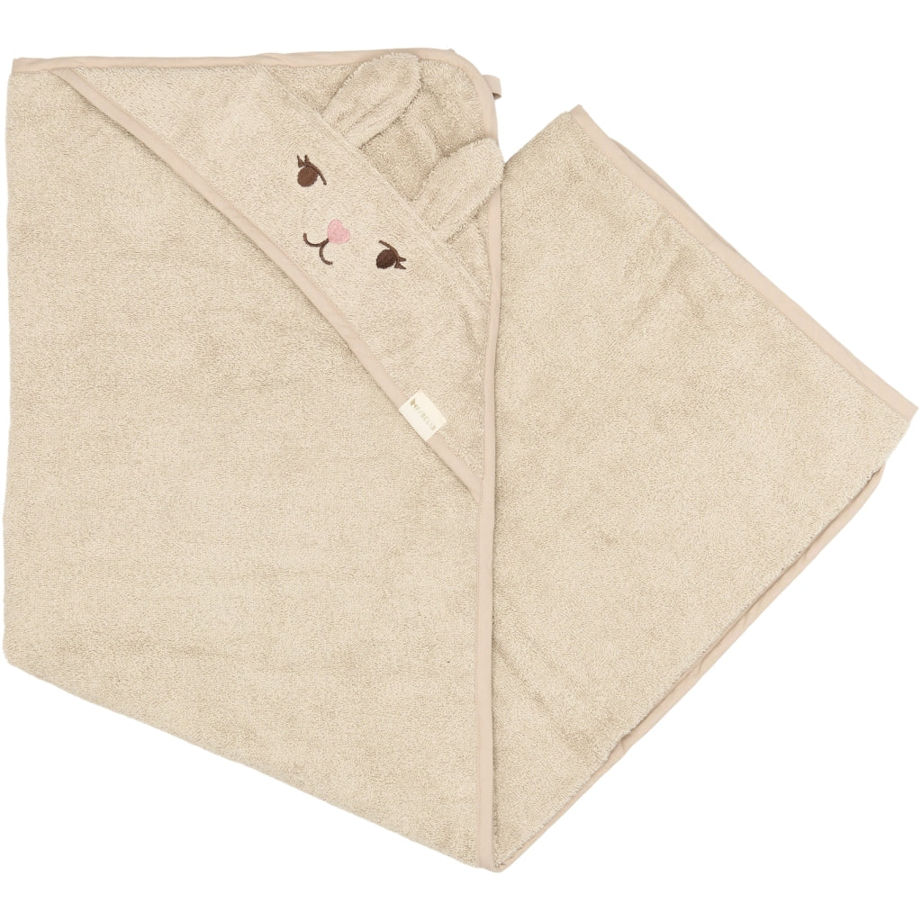Fabelab Towel - Bunny Badekåber Oxford Tan