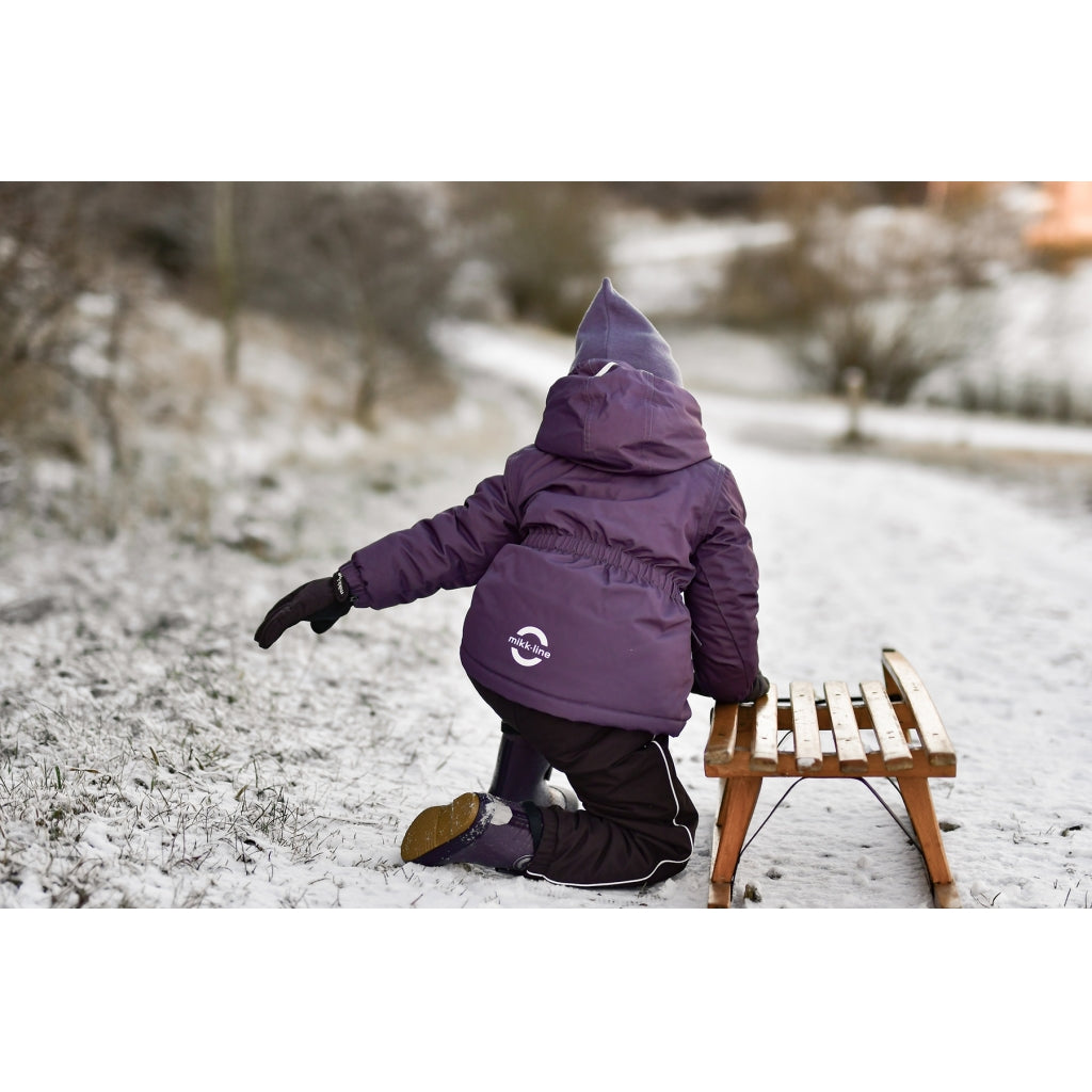 Mikk-Line Twill Parka Vinterjakke Nylon Jakker Sparrow