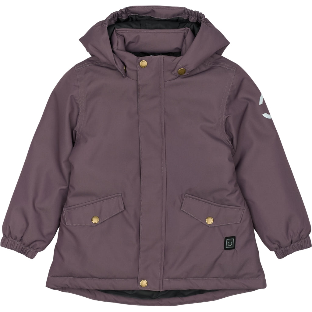 Mikk-Line Twill Parka Vinterjakke Nylon Jakker Sparrow
