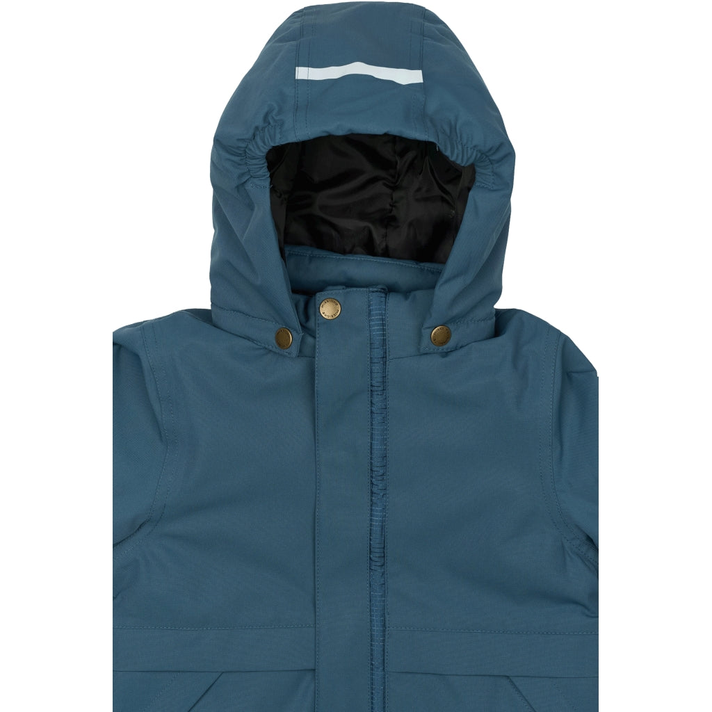 Mikk-Line Twill Parka Vinterjakke Nylon Jakker Orion Blue