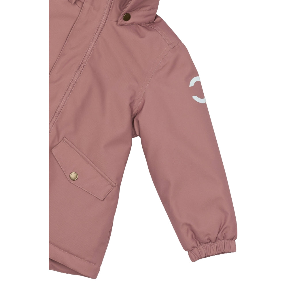 Mikk-Line Twill Parka Vinterjakke Nylon Jakker Burlwood