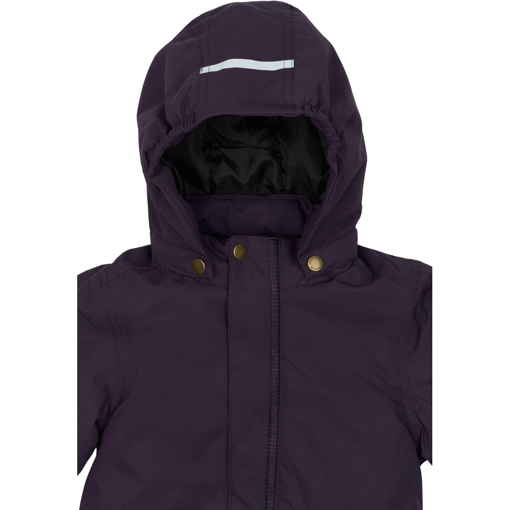 Mikk-Line Twill Parka Vinterjakke Nylon Jakker Nightshade