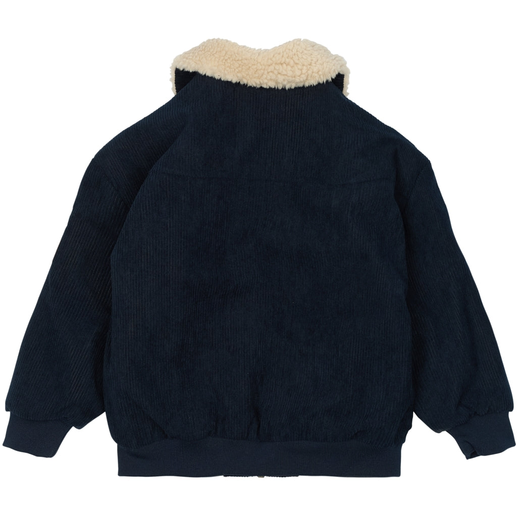 Mikk-Line Twill Parka Vinterjakke Nylon Jakker Blue Nights