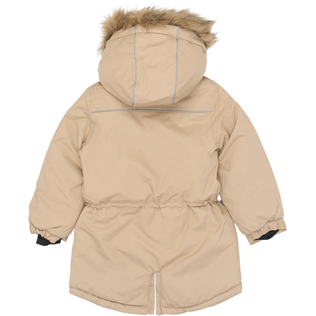 Mikk-Line Twill Parka Vinterjakke Nylon Jakker Cornstalk