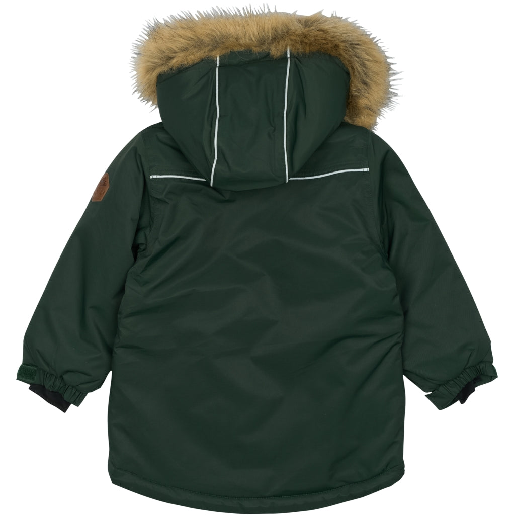 Mikk-Line Twill Parka Vinterjakke Nylon Jakker Darkest Sprouse