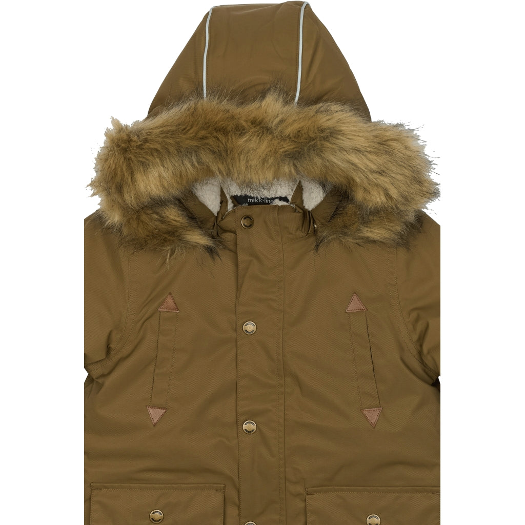 Mikk-Line Twill Parka Vinterjakke Nylon Jakker Kangaroo