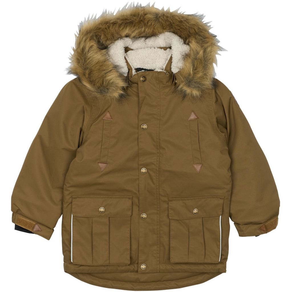 Mikk-Line Twill Parka Vinterjakke Nylon Jakker Kangaroo
