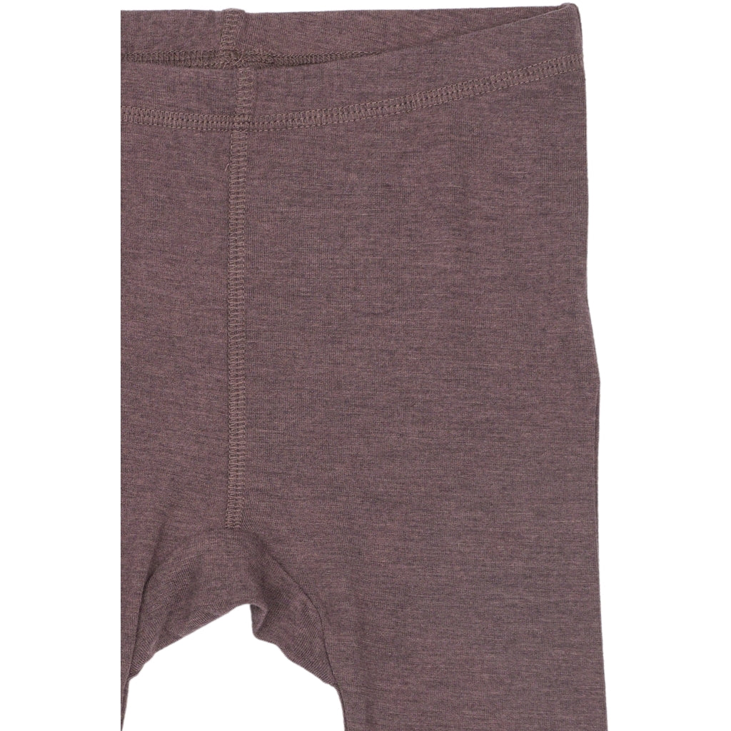 Mikk-Line Uld/Bambus Leggings (Ensfarvet) Uld Sparrow