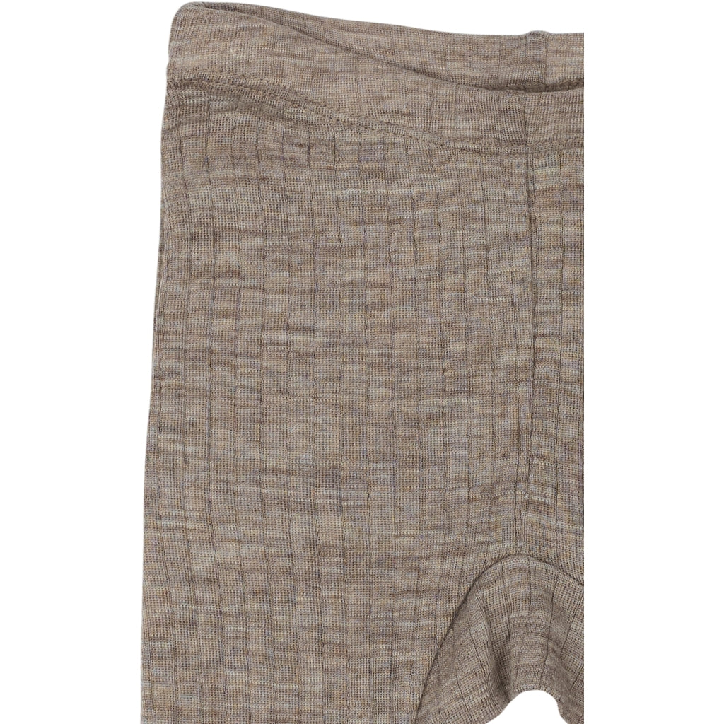 Mikk-Line Uld/Bambus Leggings (Ensfarvet) Uld Melange Denver