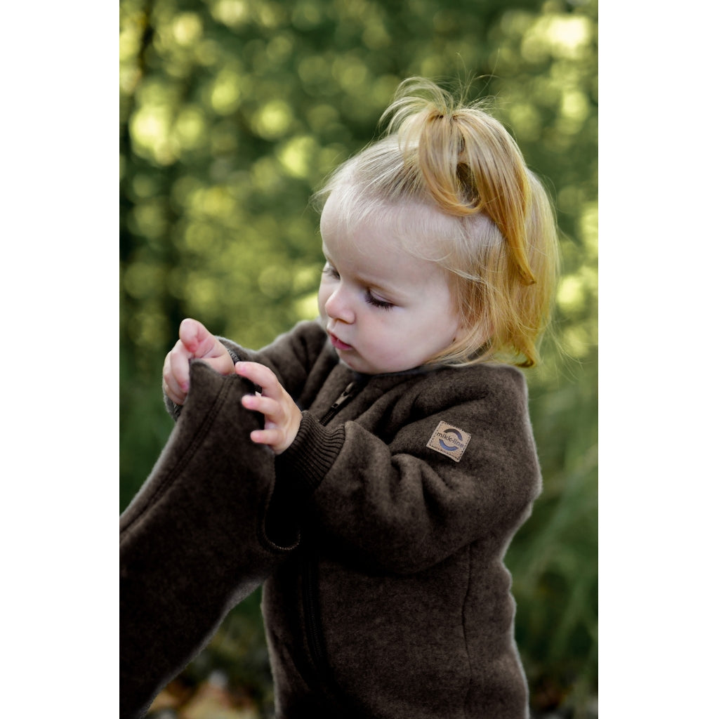 Mikk-Line Uld Elefanthue Huer Dark Brown Melange