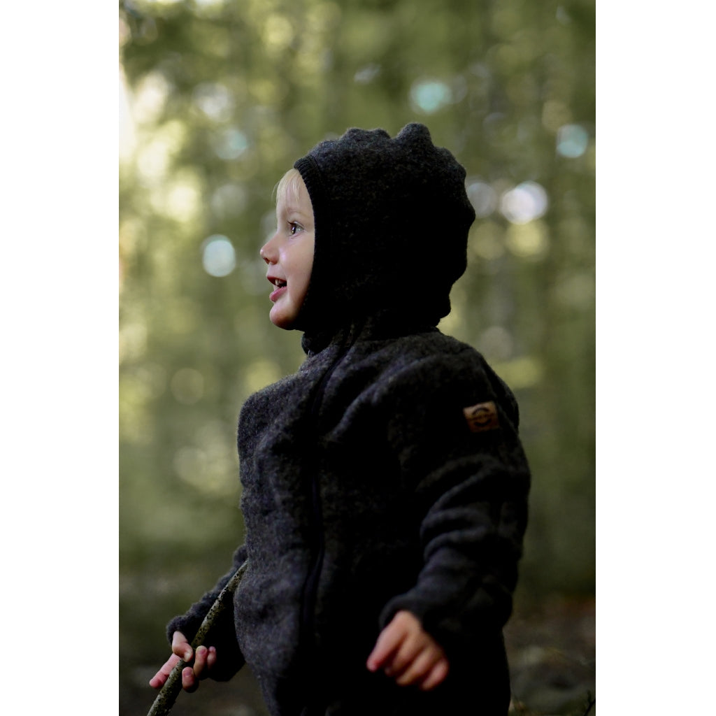 Mikk-Line Uld Elefanthue Huer Dark Brown Melange