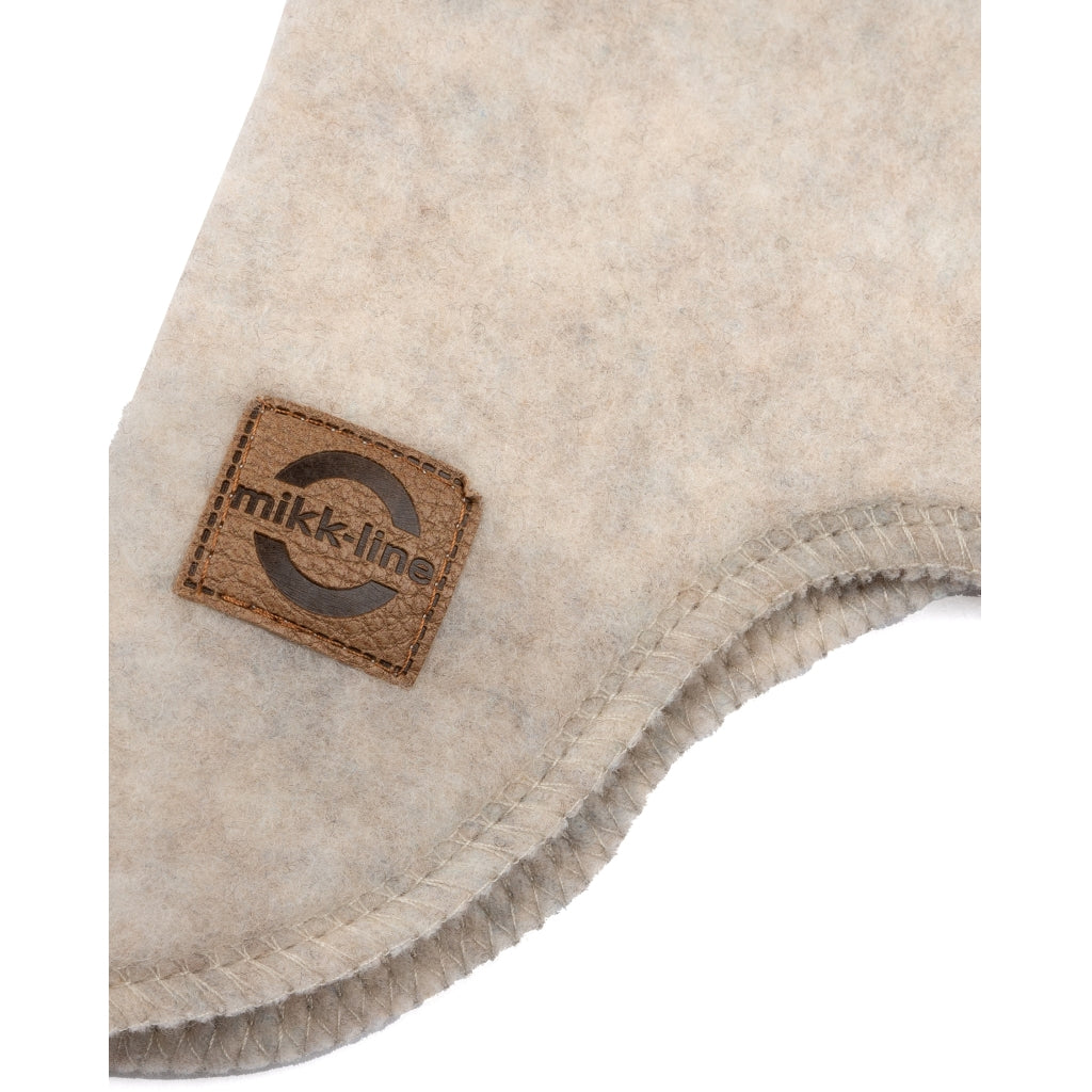 Mikk-Line Uld Elefanthue Huer Melange Offwhite