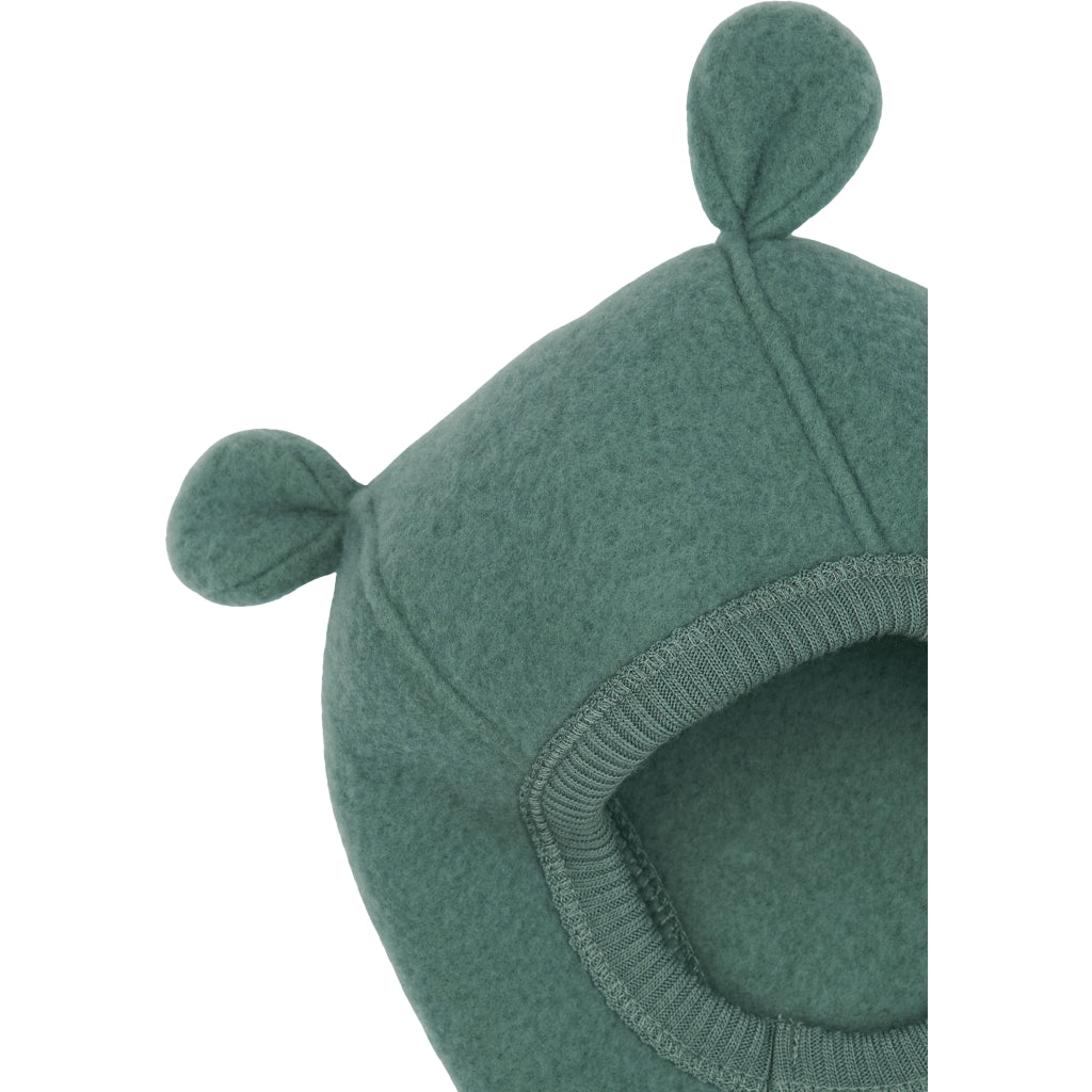 Mikk-Line Uld Elefanthue Bamseører Uld Balsam Green