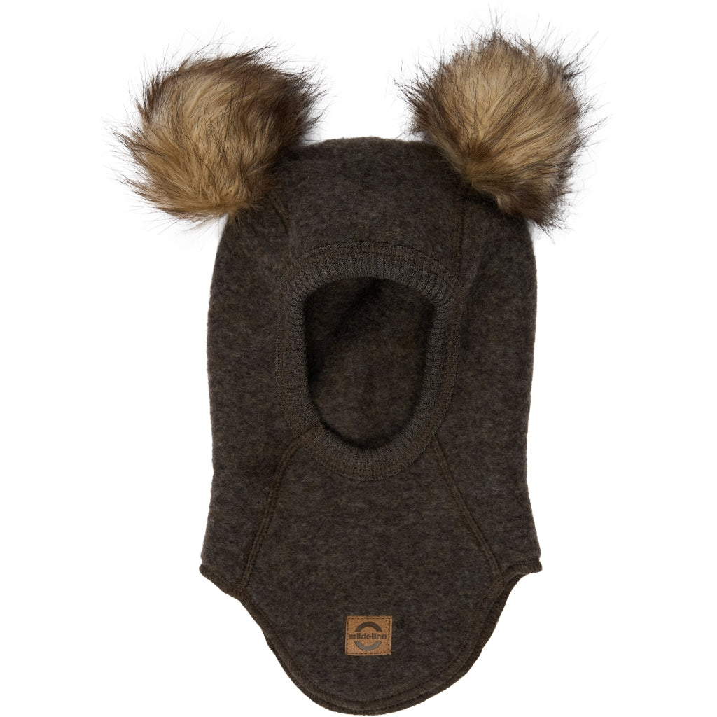Mikk-Line Uld Elefanthue Kvaster Huer Dark Brown Melange