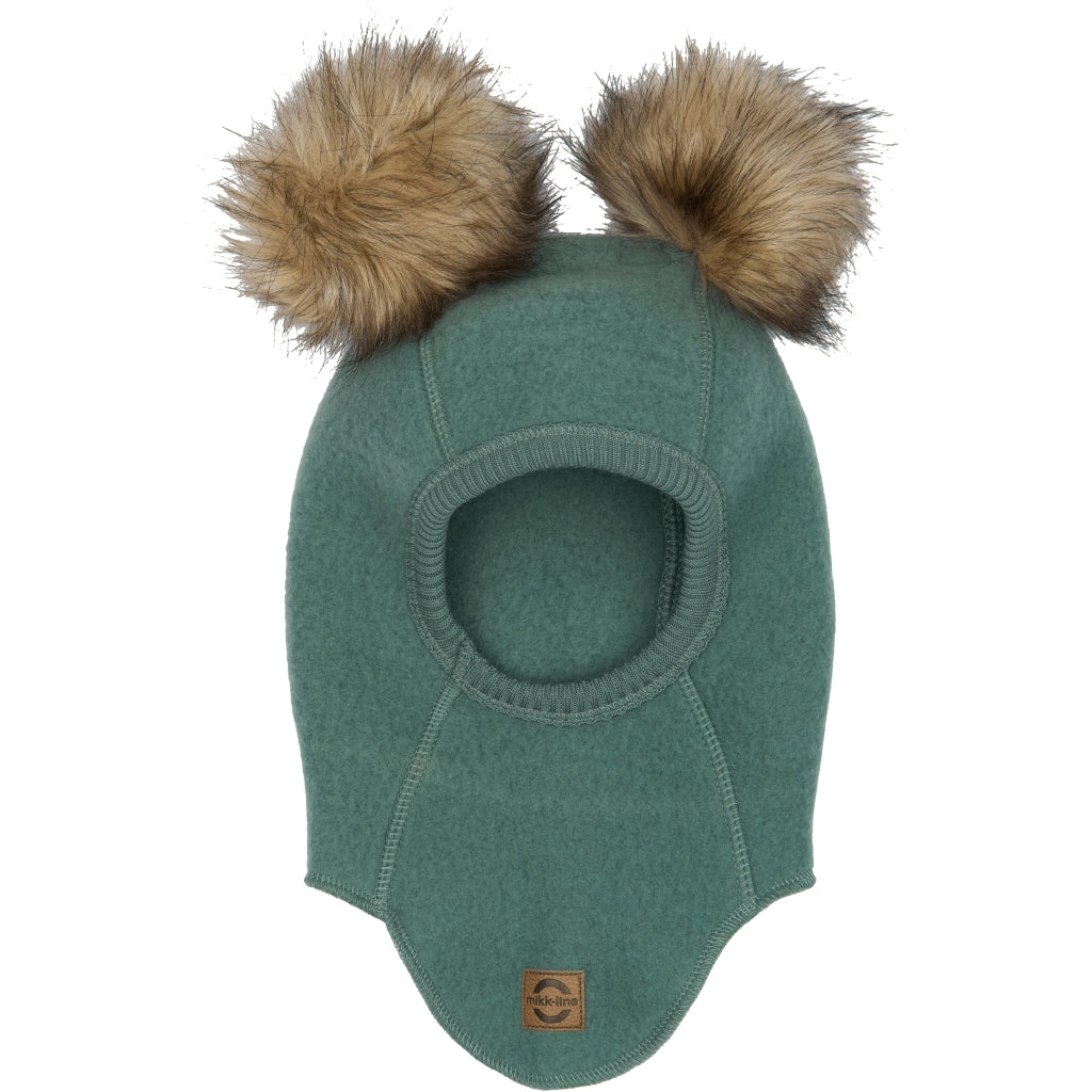 Mikk-Line Uld Elefanthue Kvaster Uld Balsam Green