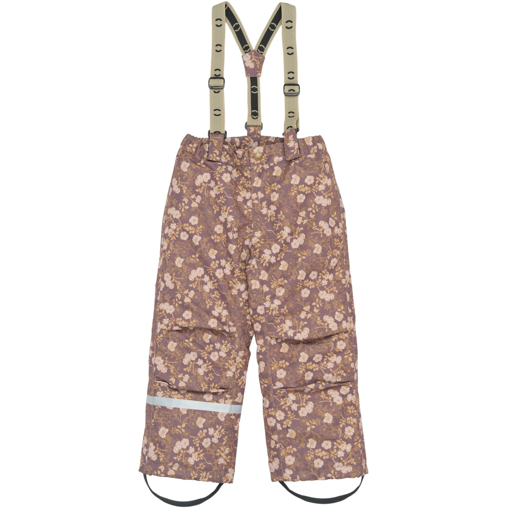 Mikk-Line Uni Snow Pant AOP Overalls Sparrow