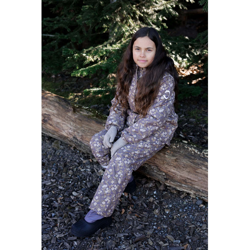 Mikk-Line Uni Snow Pant AOP Overalls Sparrow