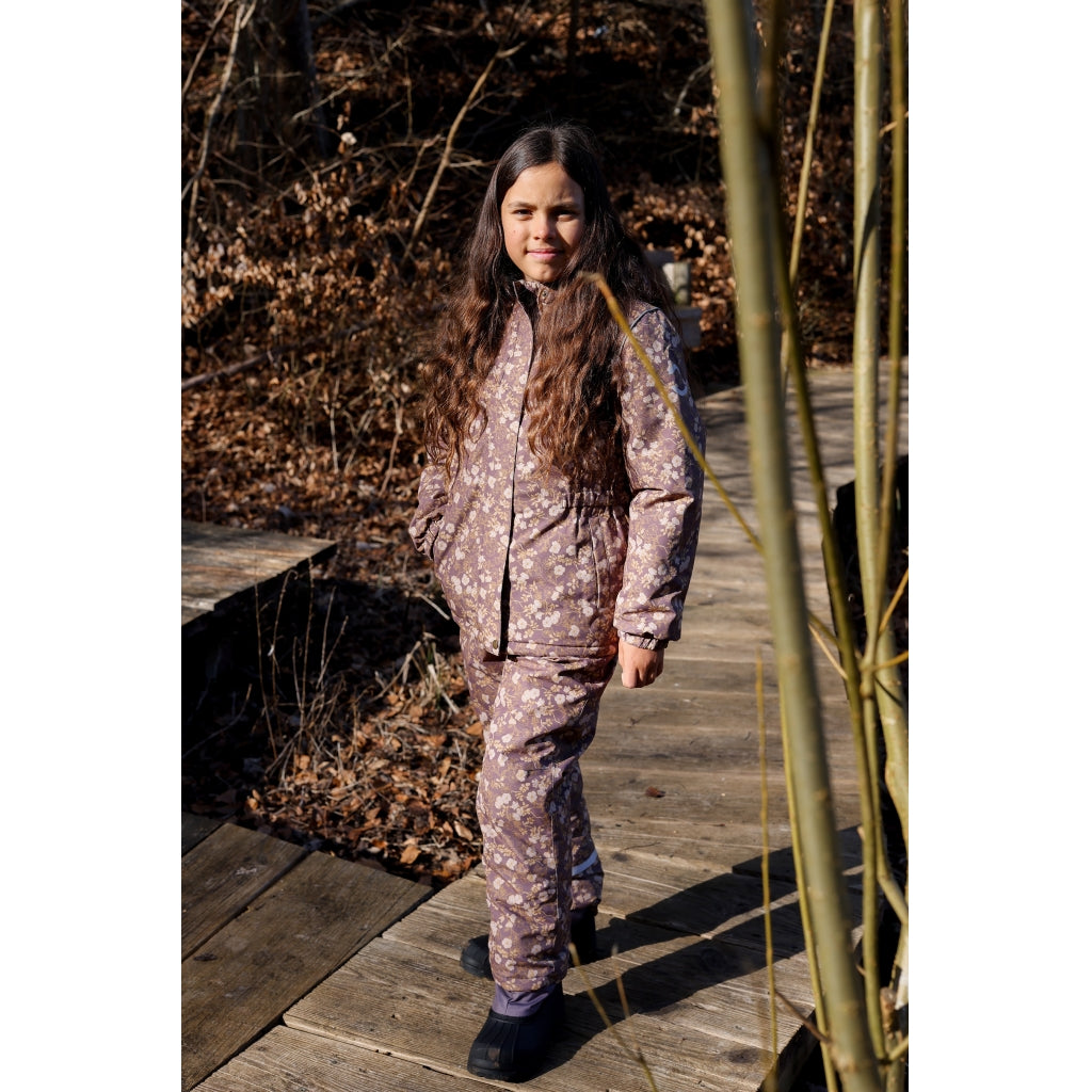 Mikk-Line Uni Snow Pant AOP Overalls Sparrow
