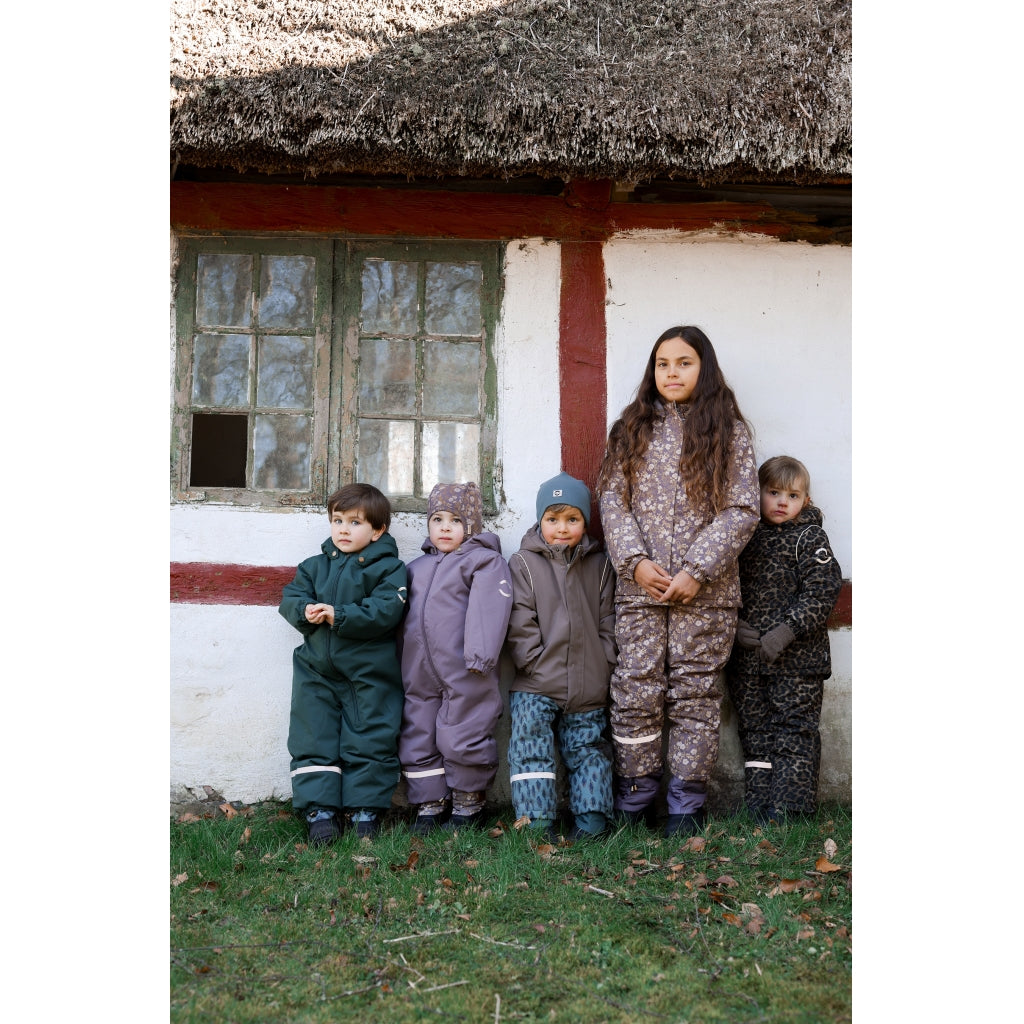 Mikk-Line Uni Snow Pant AOP Overalls Sparrow