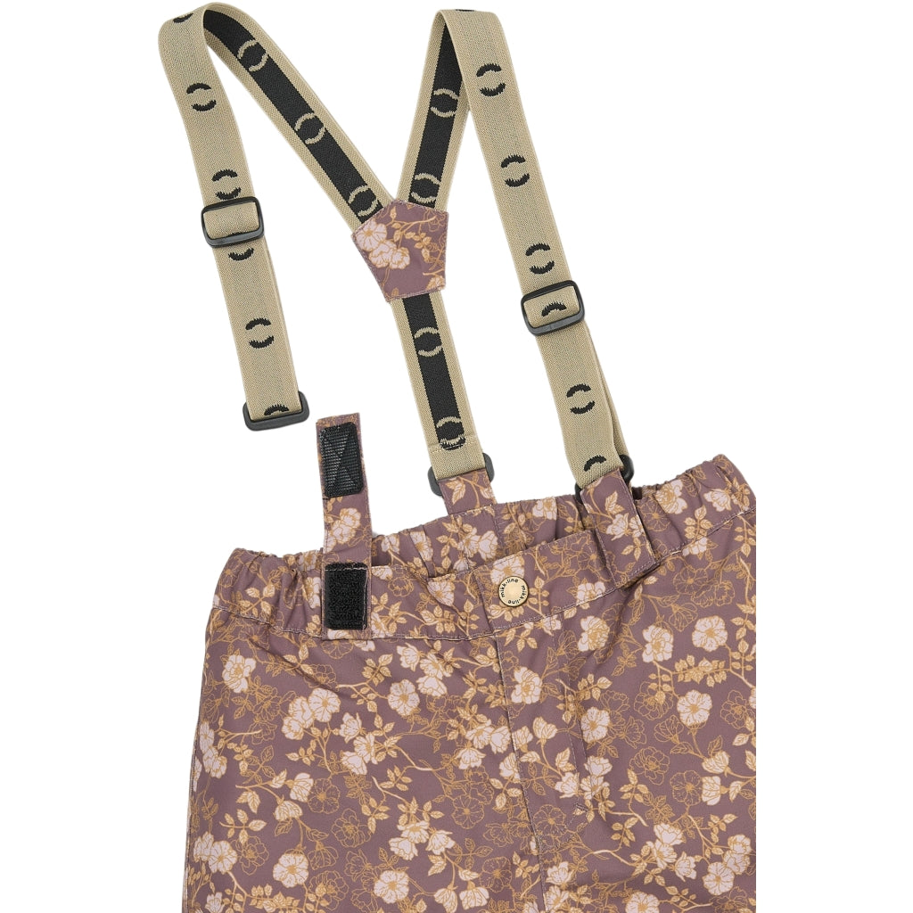 Mikk-Line Uni Snow Pant AOP Snowpants Sparrow