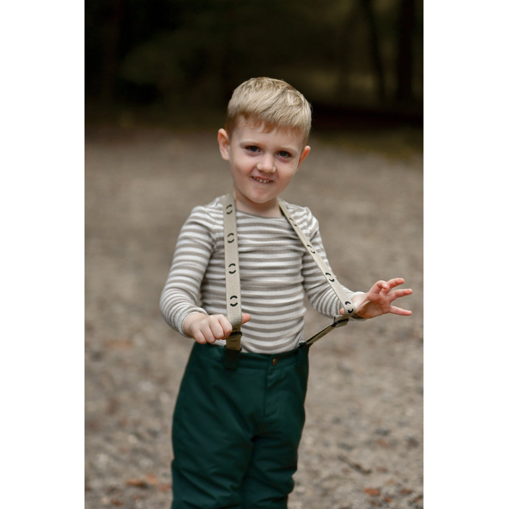 Mikk-Line Uni Snow Pant Solid Jakker Darkest Sprouse