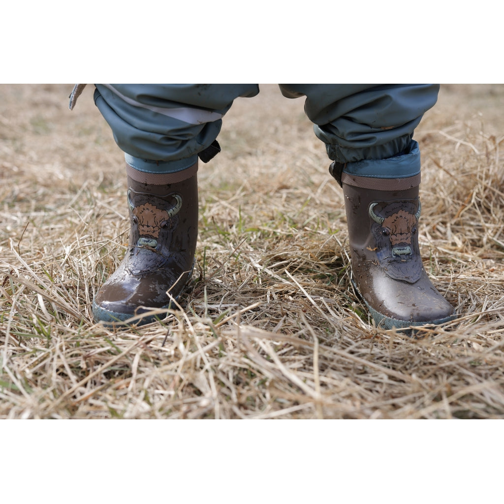 Mikk-Line Vinter Gummistøvler 3D Dyremotiv Rubber Boots Demitasse