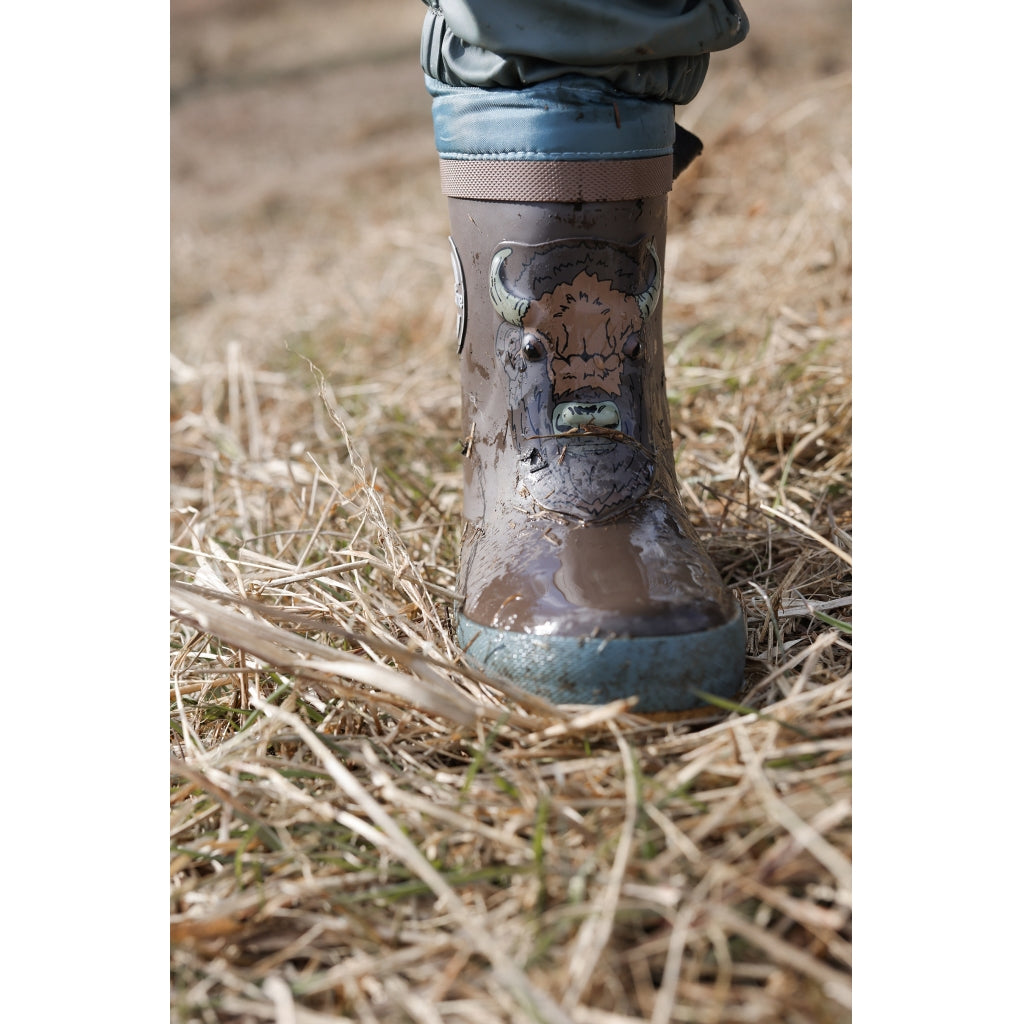 Mikk-Line Vinter Gummistøvler 3D Dyremotiv Rubber Boots Demitasse