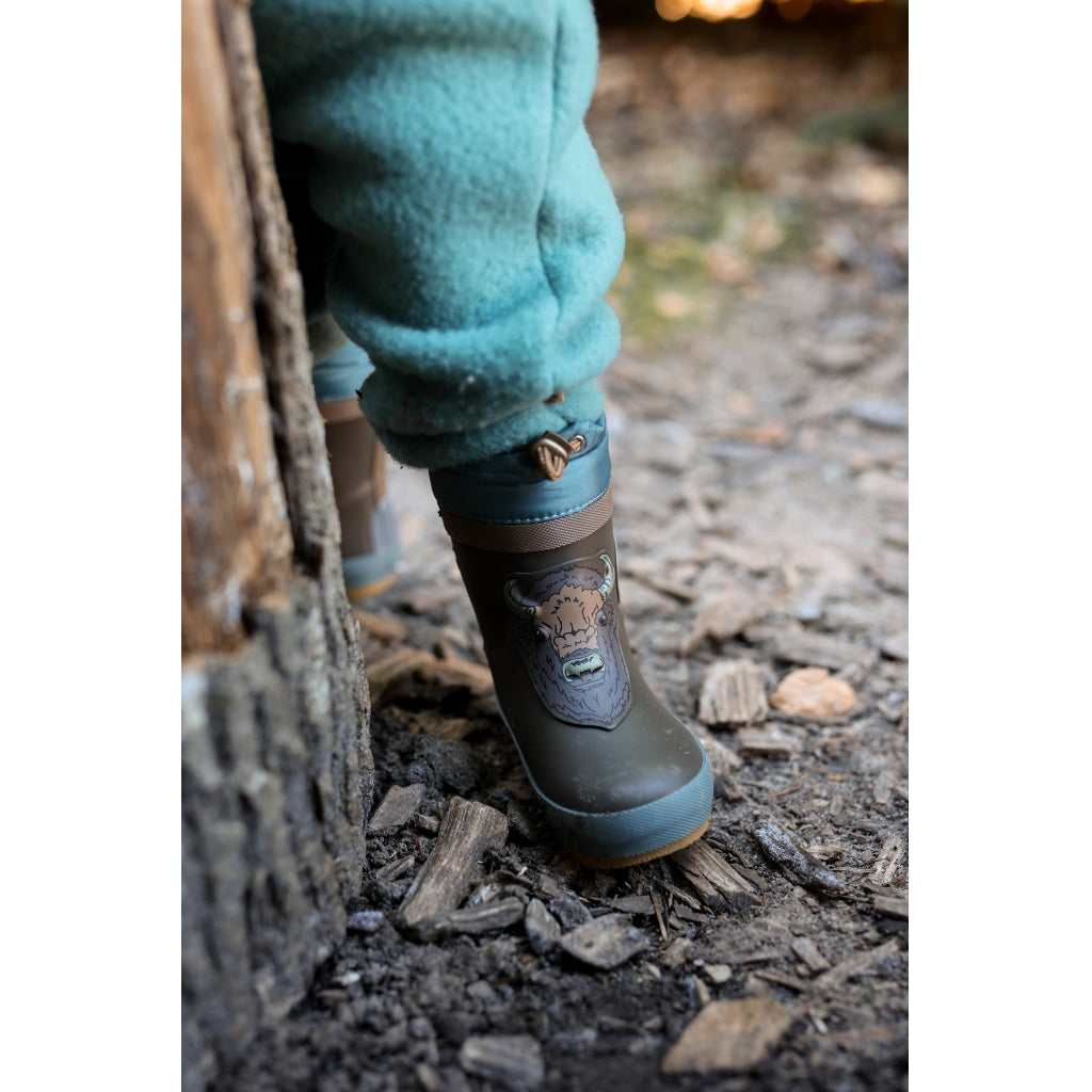 Mikk-Line Vinter Gummistøvler 3D Dyremotiv Rubber Boots Demitasse