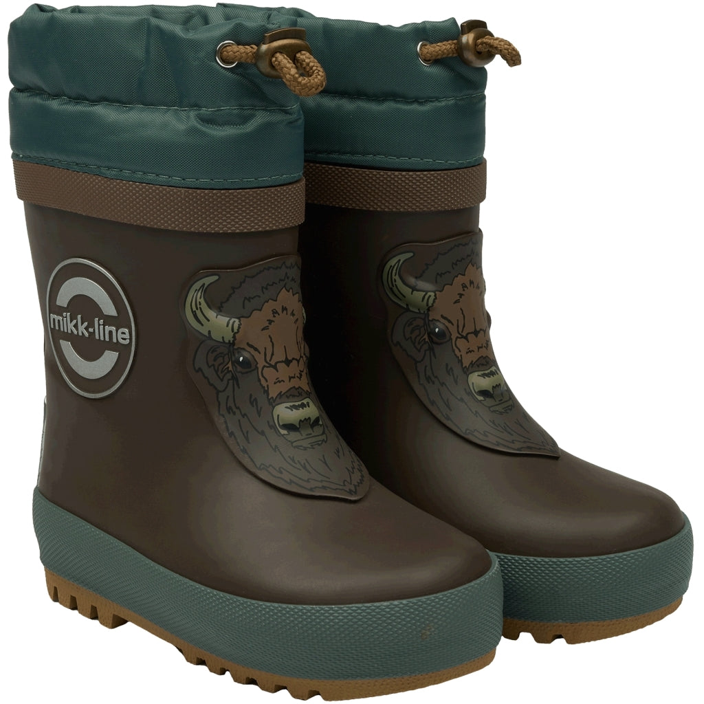 Mikk-Line Vinter Gummistøvler 3D Dyremotiv Rubber Boots Demitasse