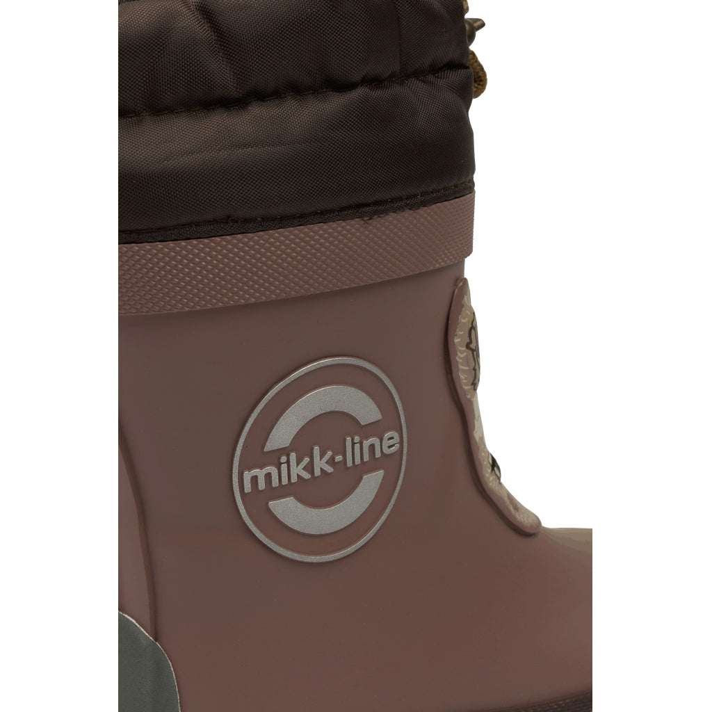 Mikk-Line Vinter Gummistøvler 3D Dyremotiv Rubber Boots Twilight Mauve
