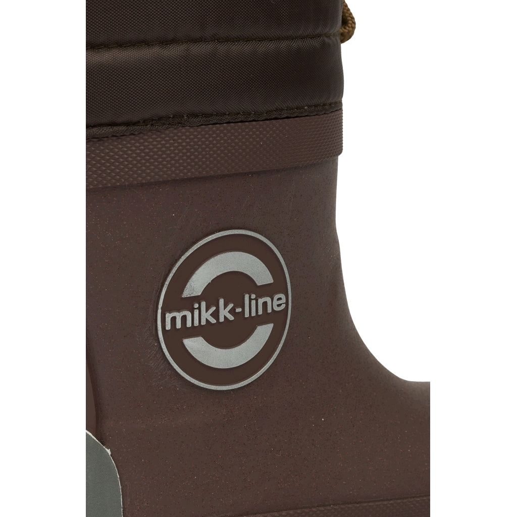 Mikk-Line Vinter Gummistøvler Glitter Rubber Boots French Roast