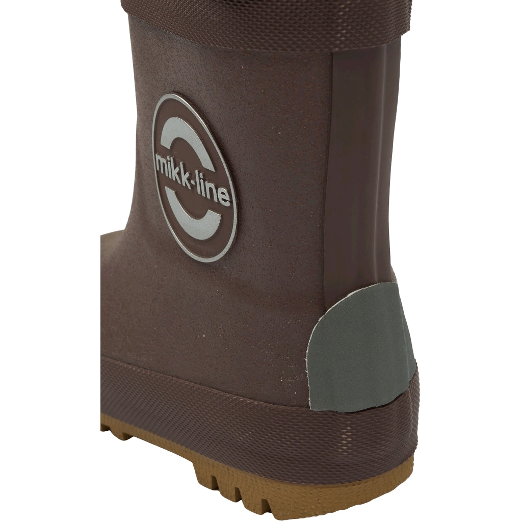 Mikk-Line Vinter Gummistøvler Glitter Rubber Boots French Roast