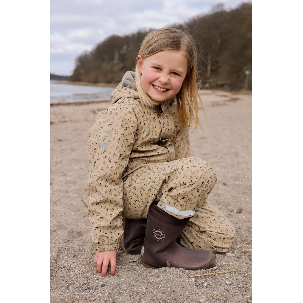 Mikk-Line Vinter Gummistøvler Glitter Rubber Boots French Roast