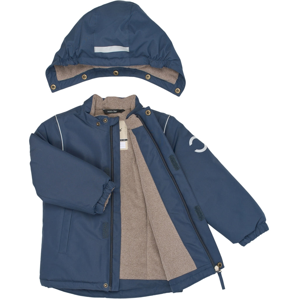 Mikk-Line Vinterjakke Polyester Jakker Blue Nights